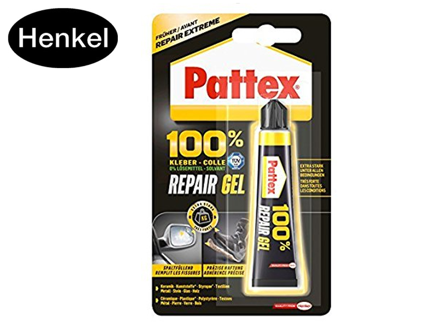 Lijmreparatie Extreme 20g Pattex PRX 12 weerbestendig