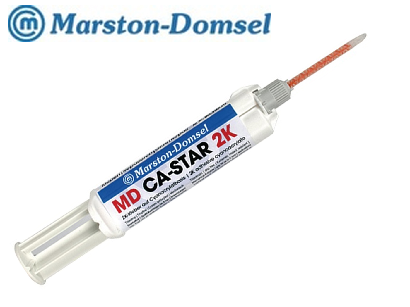 2K cyanoacrylaatlijm MD-CA Star 10 g melkachtige dubbele spuit MARSTON