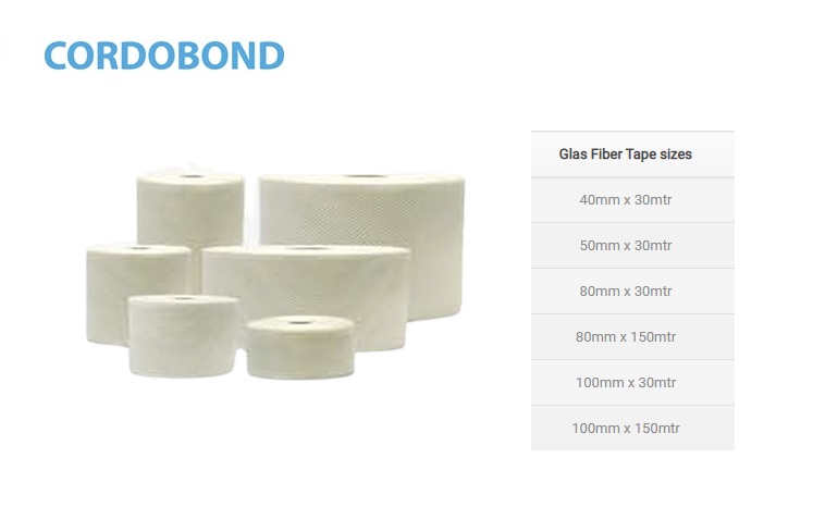 Cordobond Fiberglass tape 40mm x 30mtr