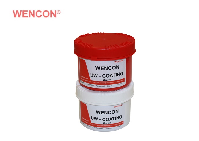 Wencon UW Coating Brown - wet surface