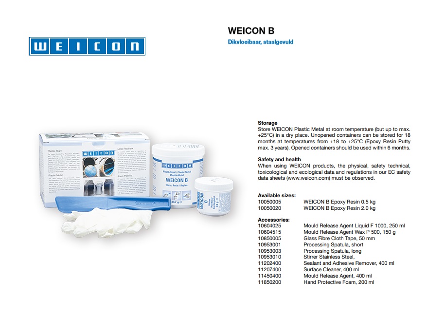 Weicon B Epoxyhars 0.5 kg