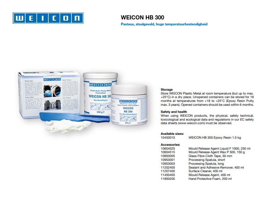 Weicon HB 300 Epoxyhars 1 Kg