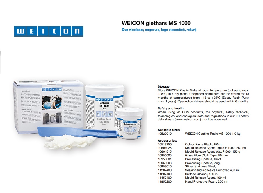 Weicon MS 1000 Giethars 1 kg