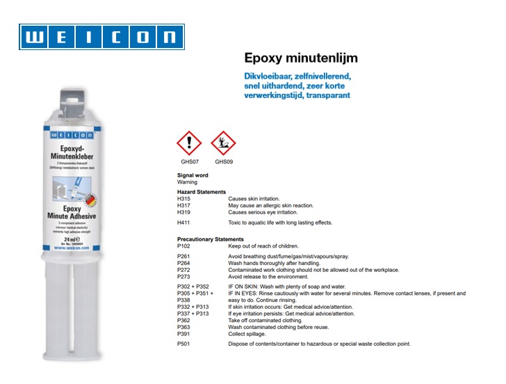 Weicon Epoxy minutenlijm 24ml