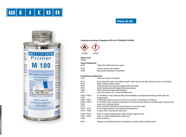 Weicon Primer M 100 250 ml