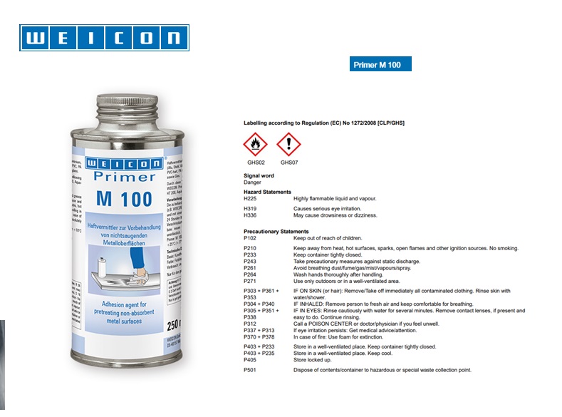 Weicon Primer M 100 250 ml