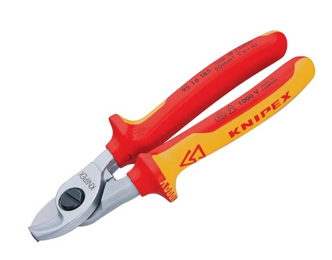 Knipex VDE kabelschaar 230mm tot 50mm2 Knipex 95 06 230 | DKMTools - DKM Tools