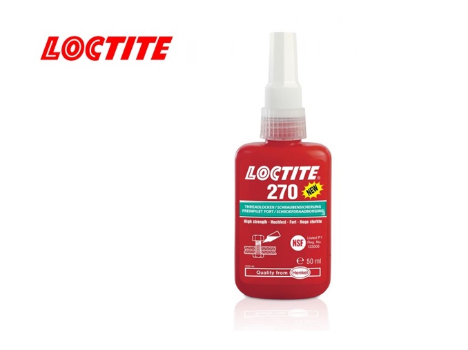 loctite 270 Schroefdraadborging 50 ml Hoogvast Fles Groen