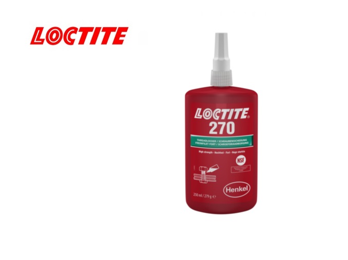 loctite 270 Schroefdraadborging 10 ml Hoogvast Fles Groen | DKMTools - DKM Tools