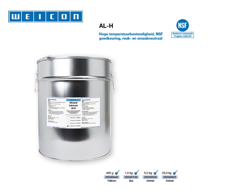 Hoge temperatuurbestendigheid vet AL-H 5 kg | DKMTools - DKM Tools