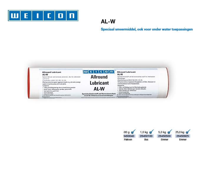 Onderwater Smeermiddel AL-W 1 kg | DKMTools - DKM Tools