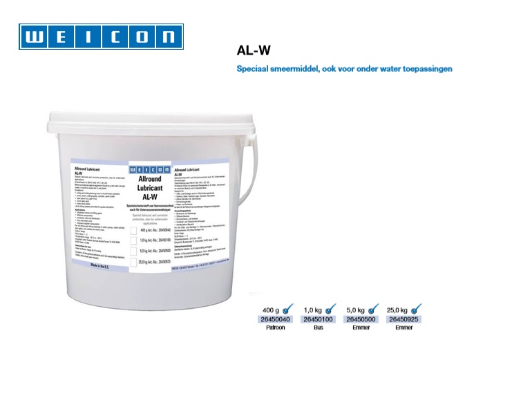 Onderwater Smeermiddel AL-W 5 kg