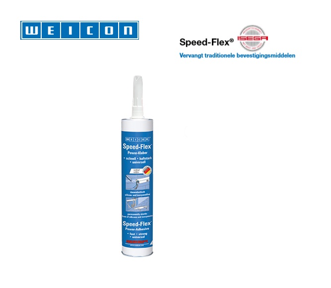 Speed-Flex lijm- en afdichtkit wit 310 ml