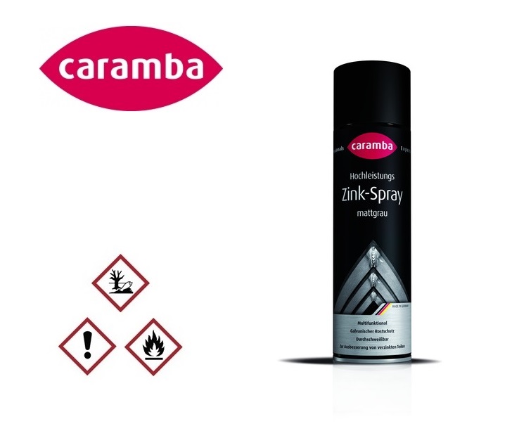 Caramba Zink-spray matgrijs 500 ml