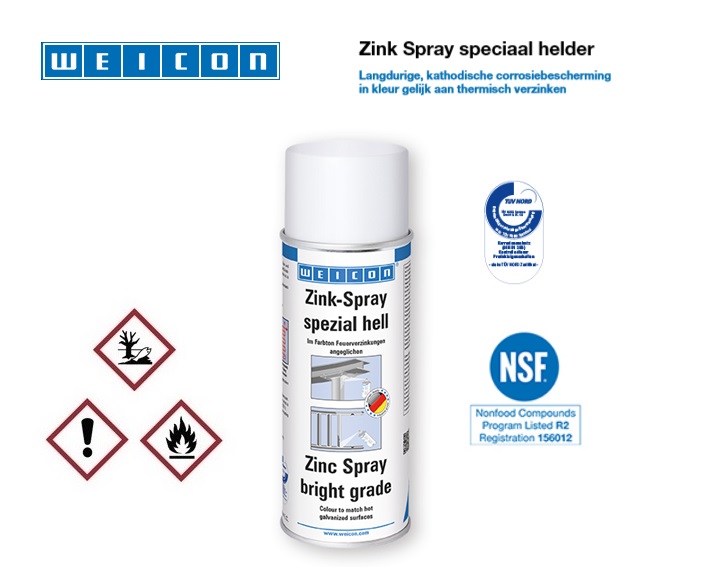 Zink Spray speciaal helder 400 ml