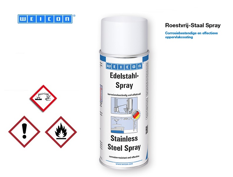 Roestvrij-Staal Spray 400ml tot +450 graden spuitbus | DKMTools - DKM Tools