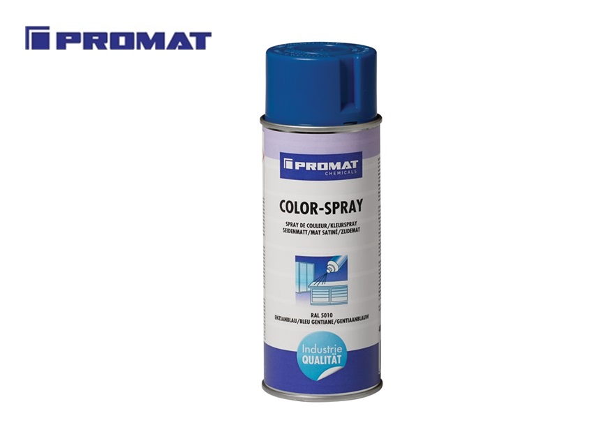 Kleurlak spray Gentiaan-Blauw 400 ml RAL 5010 Zijdemat