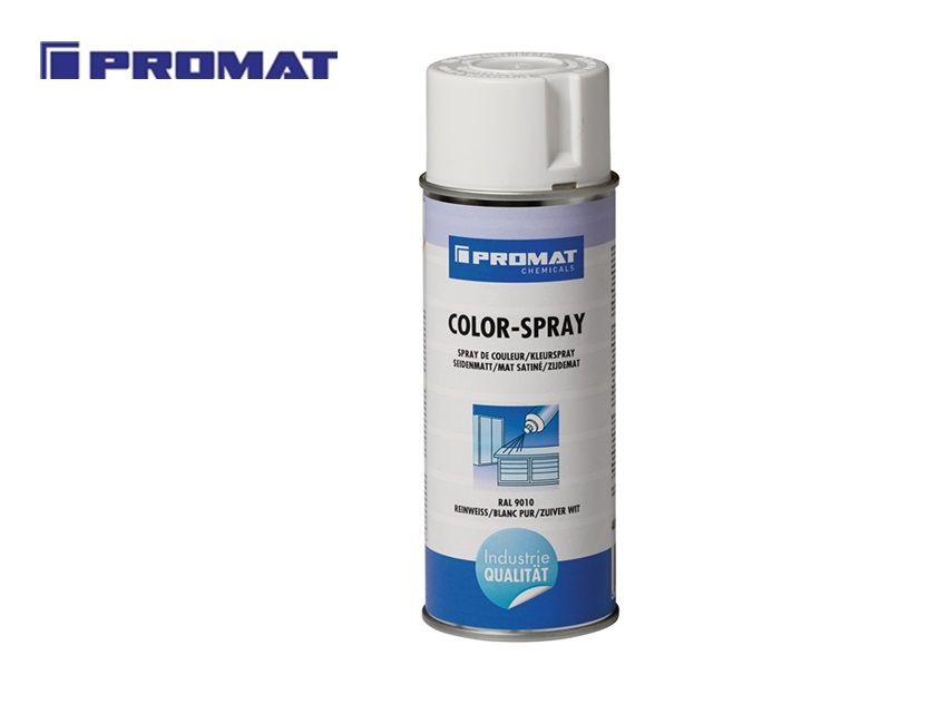 Kleurlak spray zuiver wit 400 ml RAL 9010 Hoogglanzend