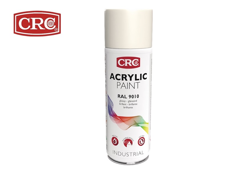 Acrylic Paint zuiver wit 400 ml RAL 9010