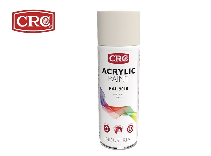 Beschermlak ACRYLIC Paint zuiver wit 400 ml RAL 9010