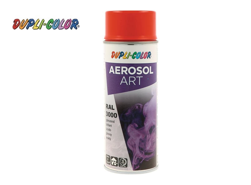 Kleurlakspray AEROSOL vuurrood 400 ml RAL 3000