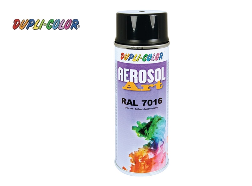 Kleurlakspray AEROSOL gitzwart 400 ml RAL 9005 Mat | DKMTools - DKM Tools
