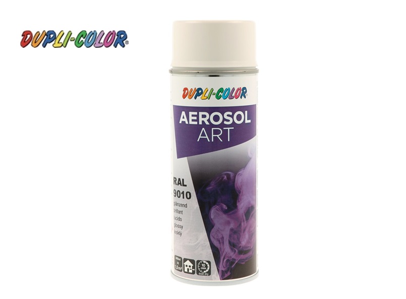 Kleurlakspray AEROSOL zuiver wit 400 ml RAL 9010