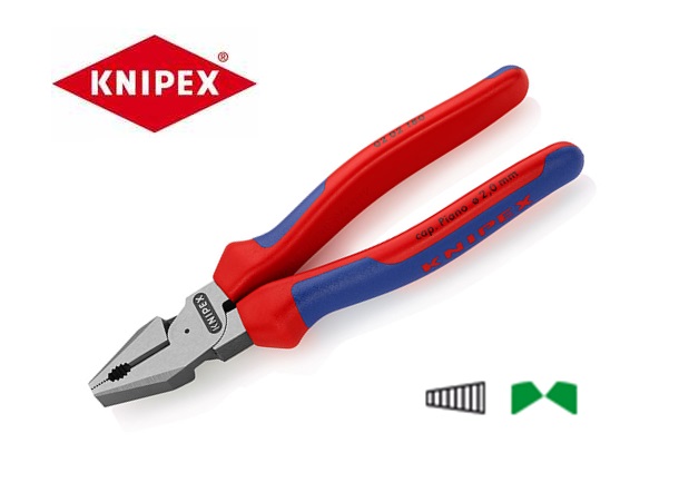 Kracht combinatietang 200mm  chroom Knipex 02 05 200 | DKMTools - DKM Tools