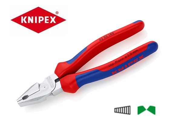 Kracht combinatietang 180mm chroom Knipex 02 05 180