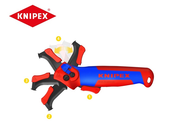 Knipex Ontmantelingsmes met glijschoen