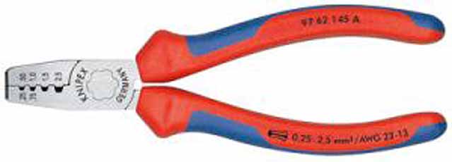 Krimptang adereindhulzen 0,25-2,5mm Knipex 97 62 145 A