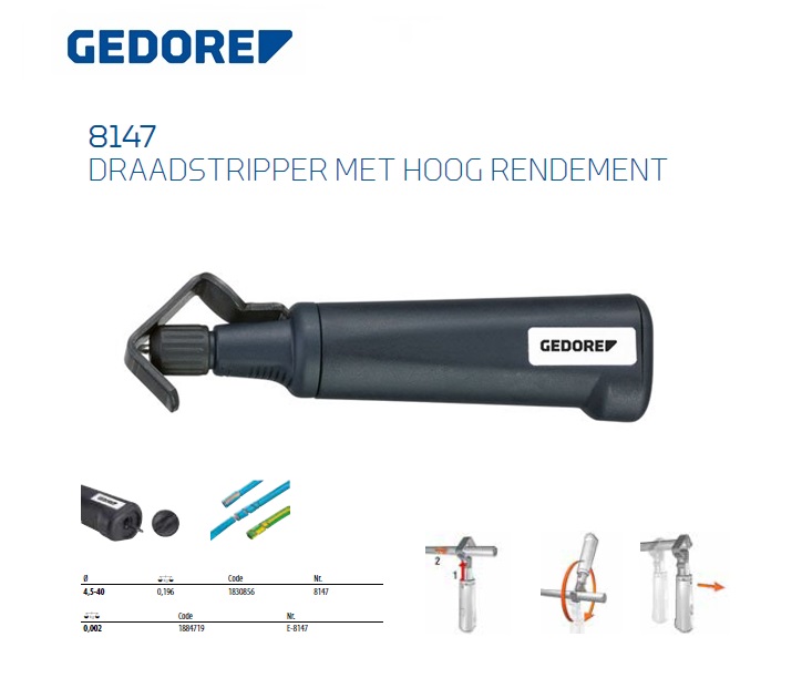 Draadstripper met grote capaciteit | DKMTools - DKM Tools