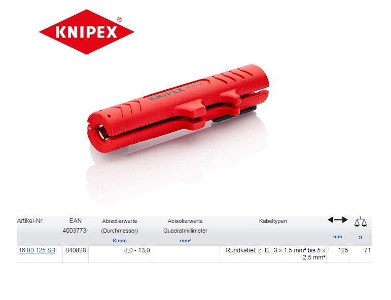 Knipex Universal-Abmantelungswerkzeuge 8-13mm