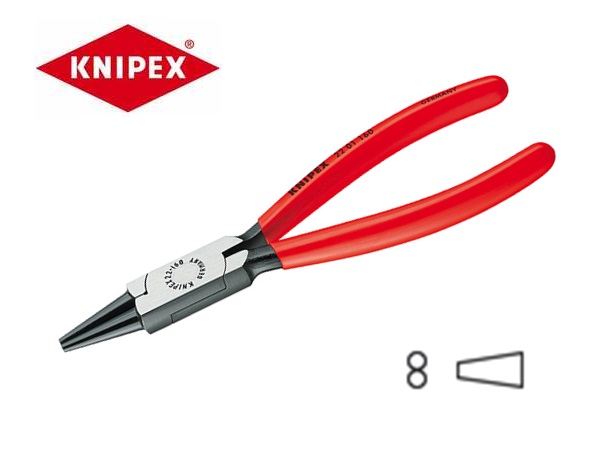 Ronde bektang 160mm verchroomd Knipex 22 05 160 | DKMTools - DKM Tools