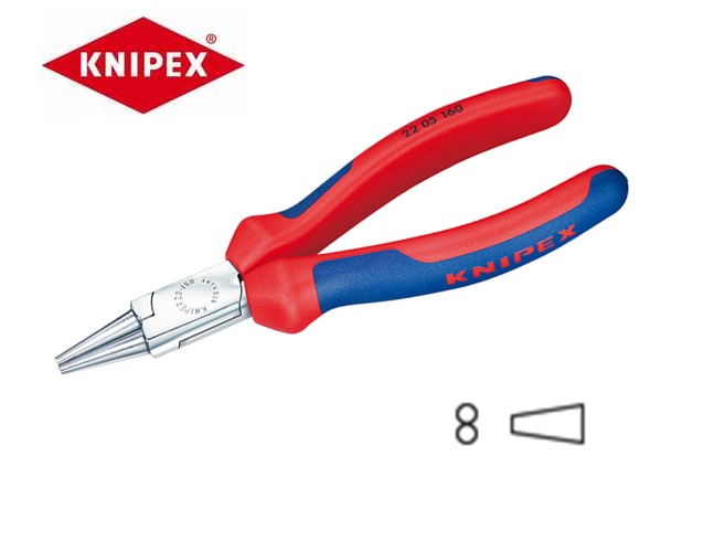 Ronde bektang 160mm Knipex 22 02 160 | DKMTools - DKM Tools