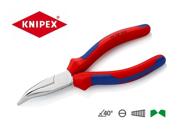 Radiotang 160mm gebogen Knipex 25 25 160