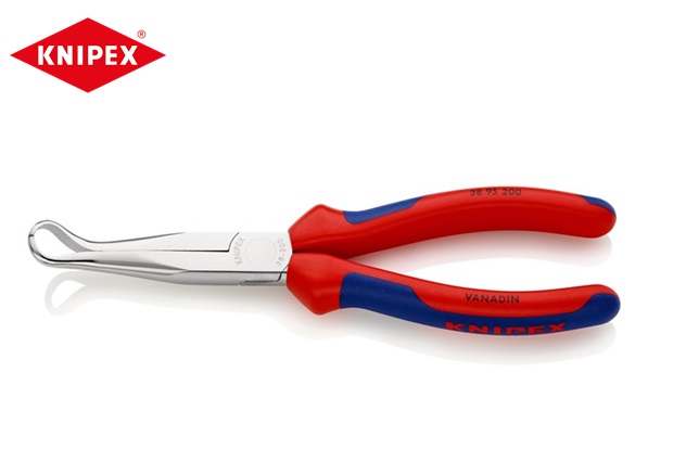 Knipex Mechanicatang 200mm, recht plat-rond | DKMTools - DKM Tools