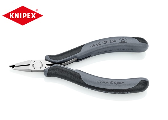 Knipex ESD Elektronische kopkniptang, 120mm