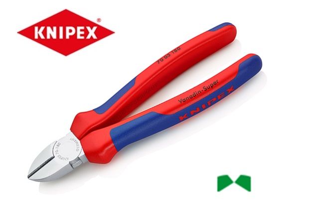 Zijkniptang, 180mm,Knipex 70 02 180 | DKMTools - DKM Tools