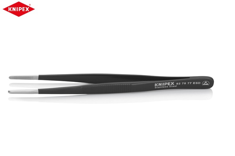 Precisie pincet Knipex L.110mm spits ESD | DKMTools - DKM Tools