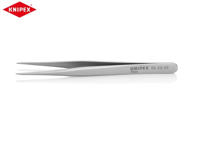 Precisie pincet Knipex Titan L.120mm puntig