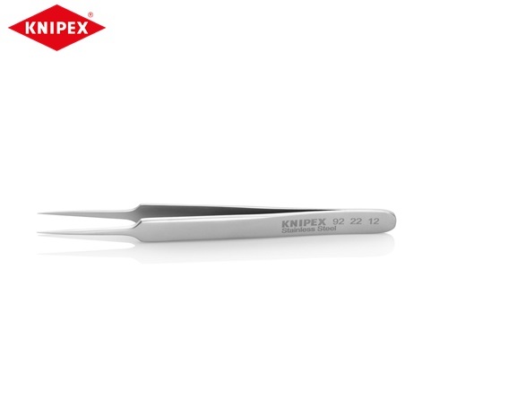 Precisie pincet Knipex RVS antimagnetisch L.105mm naald recht