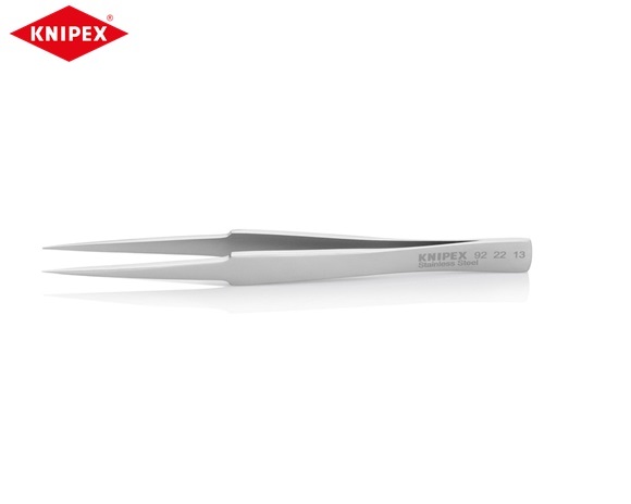 Precisiepincet Knipex L.135mm recht, roestvrij, antimagnetisch, elektr. dissipatieve KNIPEX ESD | DKMTools - DKM Tools