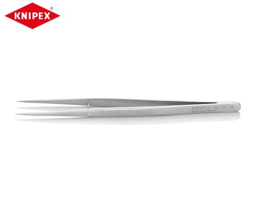 Precisiepincet Knipex RVS antimagnetisch zuurbestendig L.155mm geleidepen