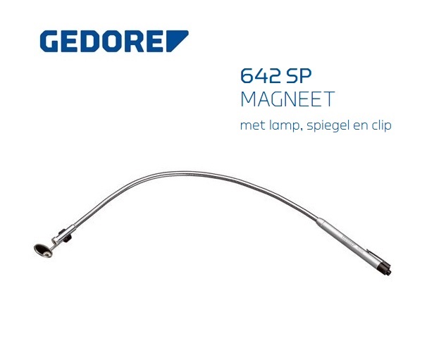 Gedore 642 SP Magneet met spiegel en clip