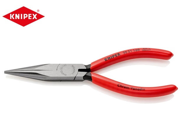 Knipex Telefoontang 160mm lange, platronde bekken