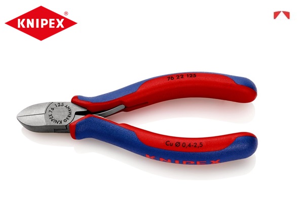 Knipex Elektronica zijsnijtang 125mm zonder facet