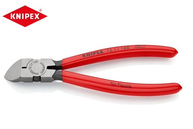 Knipex Zijsnijtang voor kunststof 180mm | DKMTools - DKM Tools