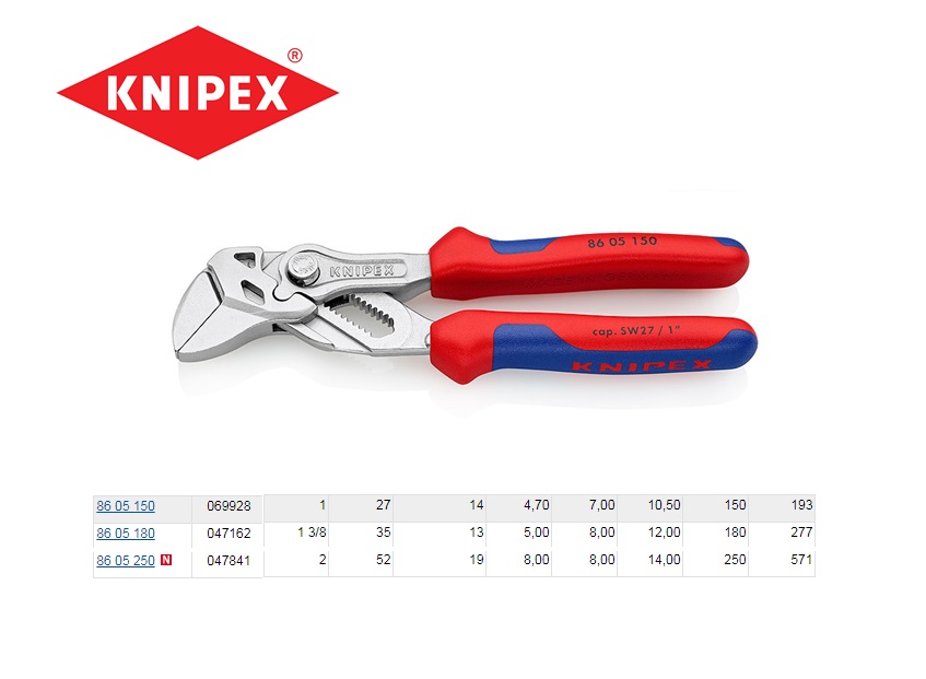 Knipex Sleuteltang 250 mm 42 mm | DKMTools - DKM Tools
