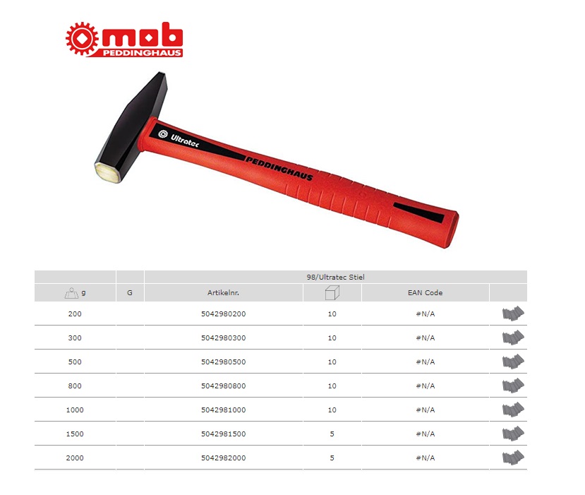 Bankhamer ULTRATEC INDU 200 Gr DIN 1041